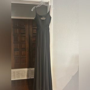 Black Faviana Size 2 (altered to 0) prom dress